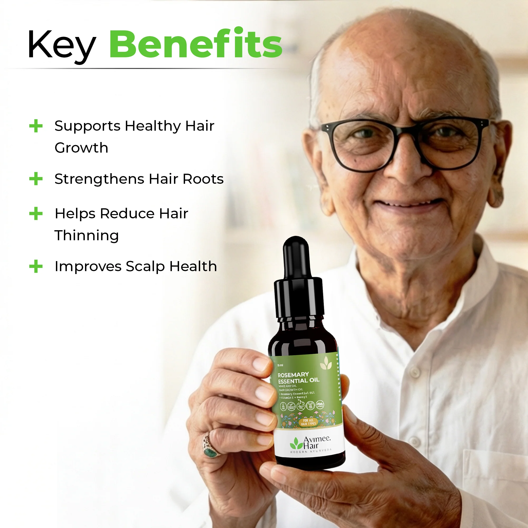 Rosemary Essential Hair Oil with Vitamin E & Nansyl - Image 5