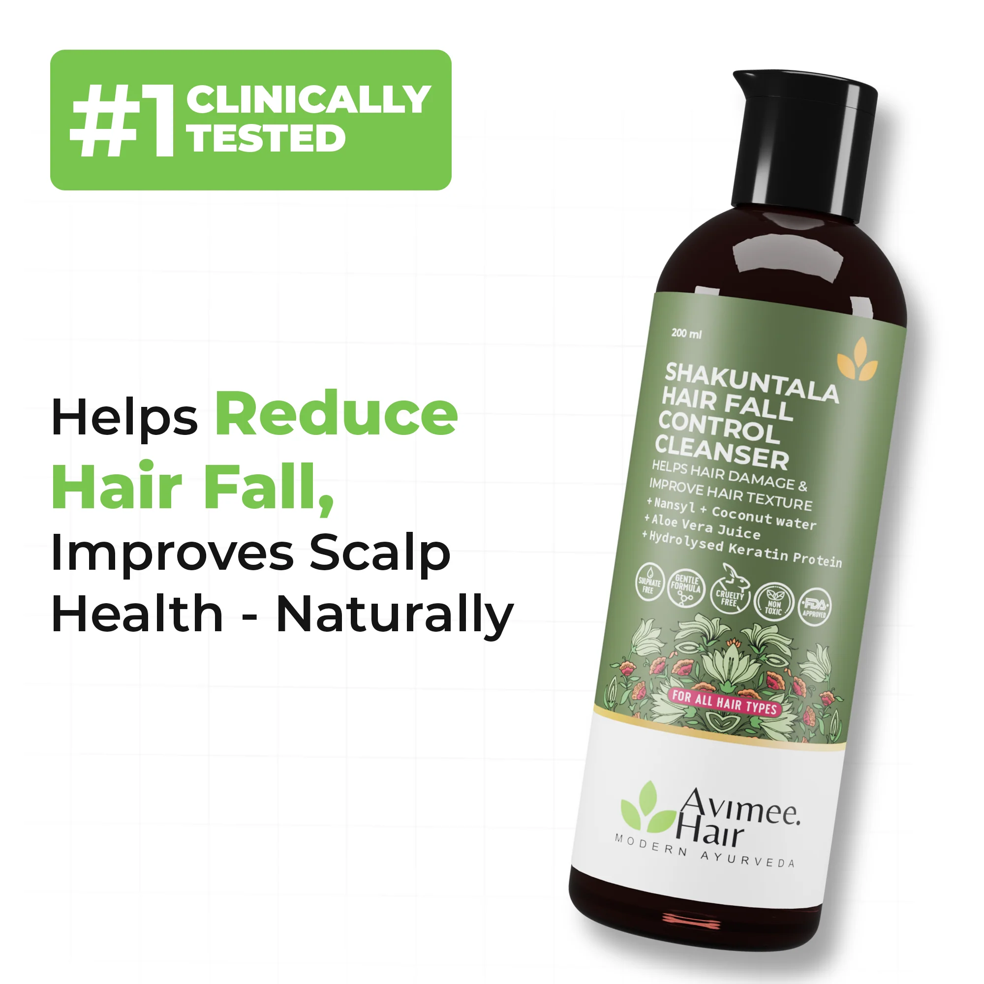 Shakuntala Hair Fall Control Hair Cleanser - Image 3