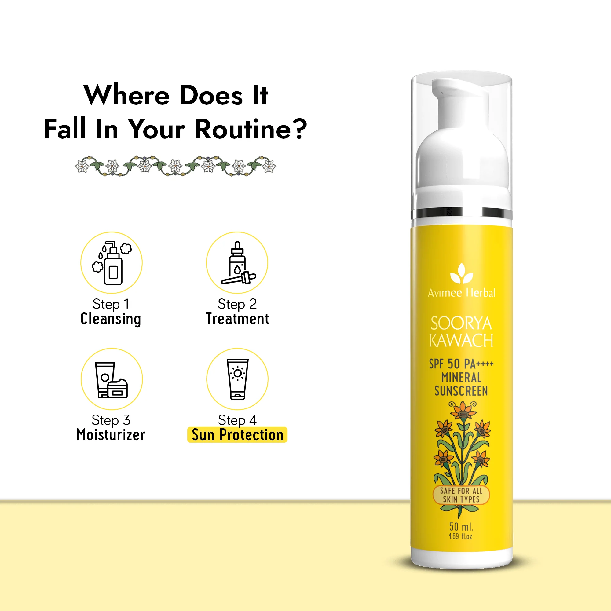 Soorya Kawach SPF50 PA++++ 100% Mineral Sunscreen - Image 7
